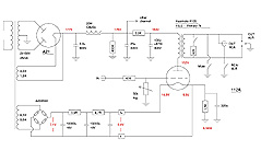 Preamplifier with Direct Heated 112A Triodes - Download Schematic Circuit Diagram