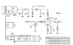 Triode Preamplifier with 37 and 76 Pre-War-Tubes - Download Schematic Circuit Diagram